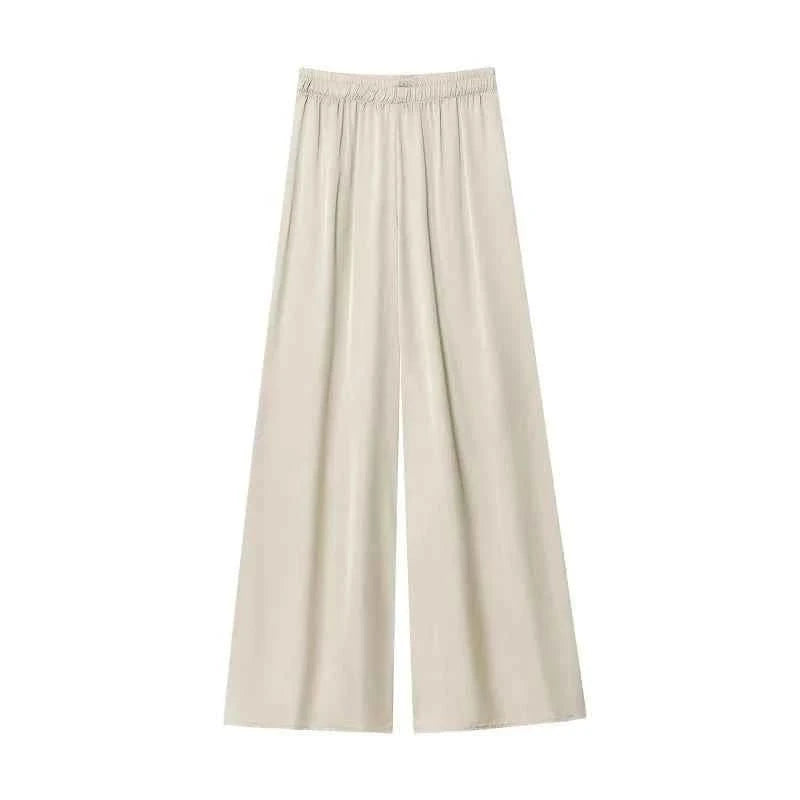 Plissee-Hose in Beige - JWANOFFIZIELL