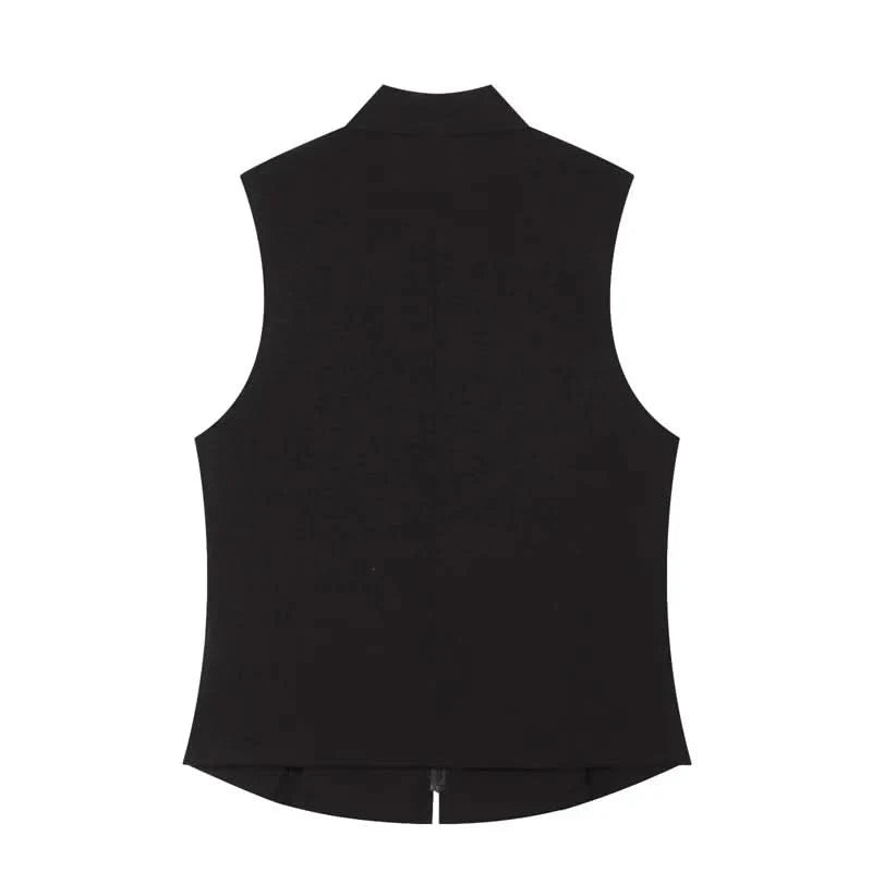 Ärmelloses Knopf-Shirt