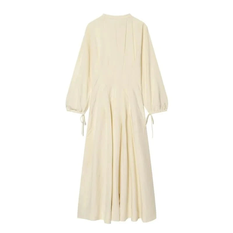 Plissee Maxikleid