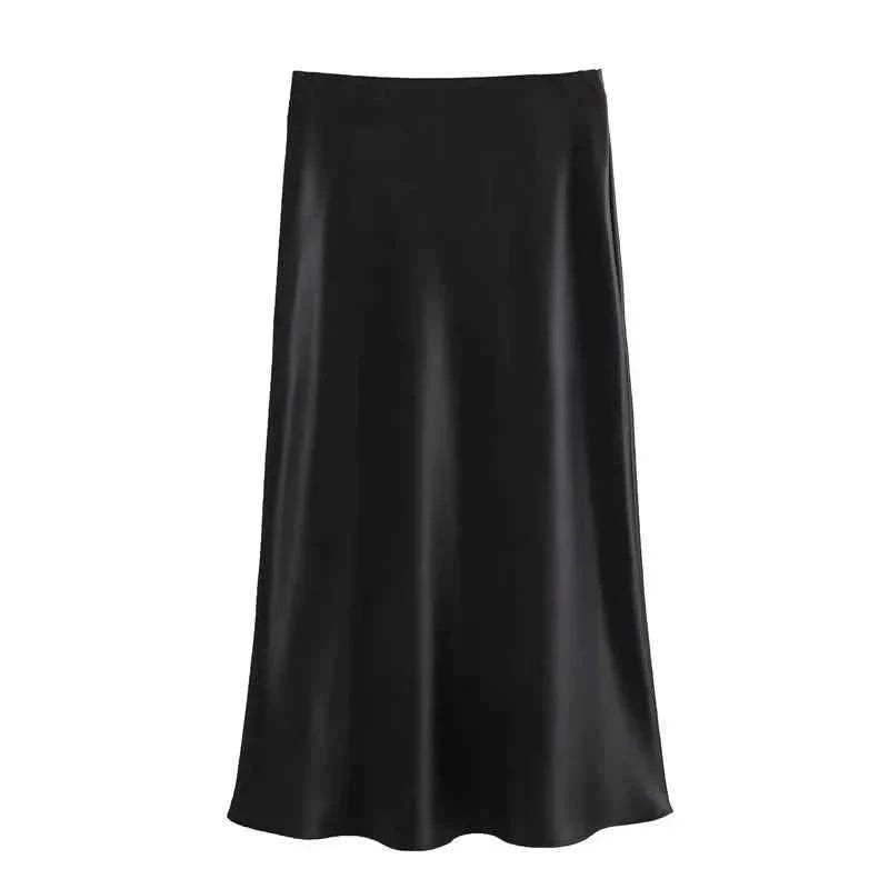Satin Midi-Rock - JWANOFFIZIELL