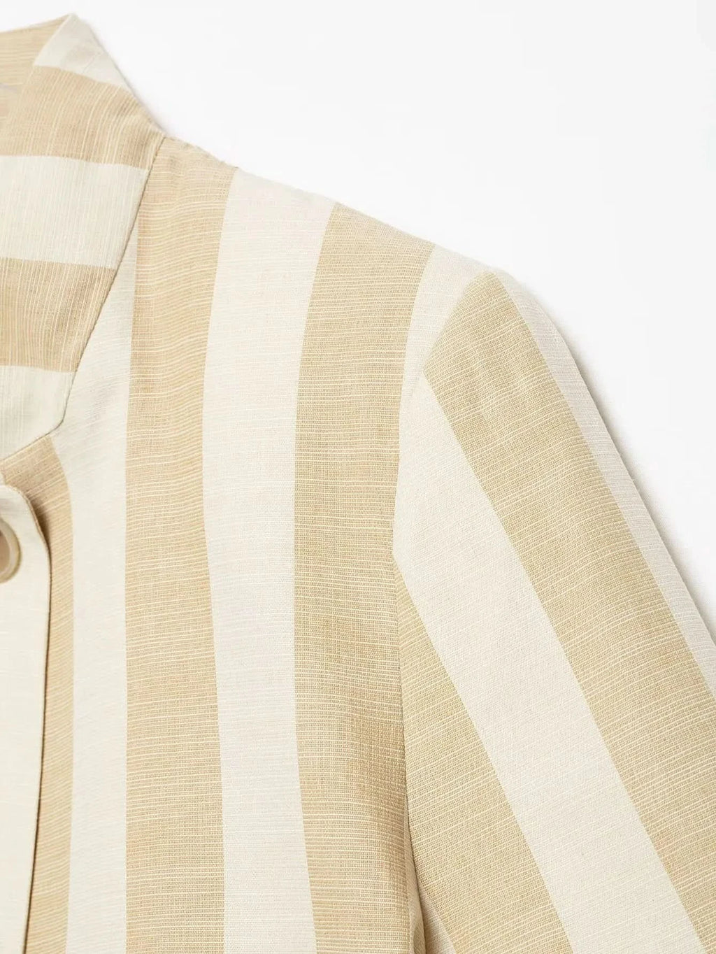 Streifen Blazer-Mantel