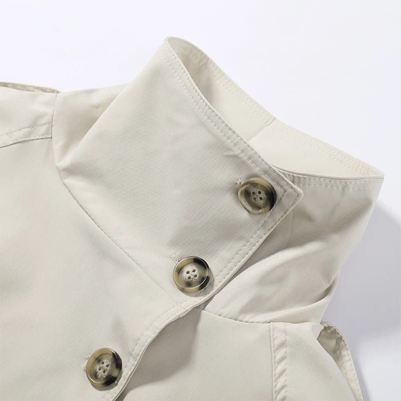 Trenchcoat Schnürung Elegant - JWANOFFIZIELL