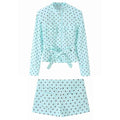 Punkte Shorts-Set in Blau - JWANOFFIZIELL