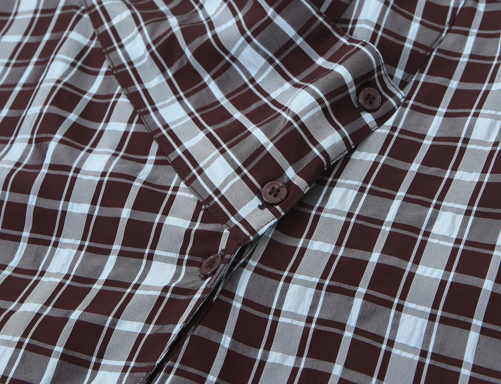 Bluse Kariert Locker - JWANOFFIZIELL