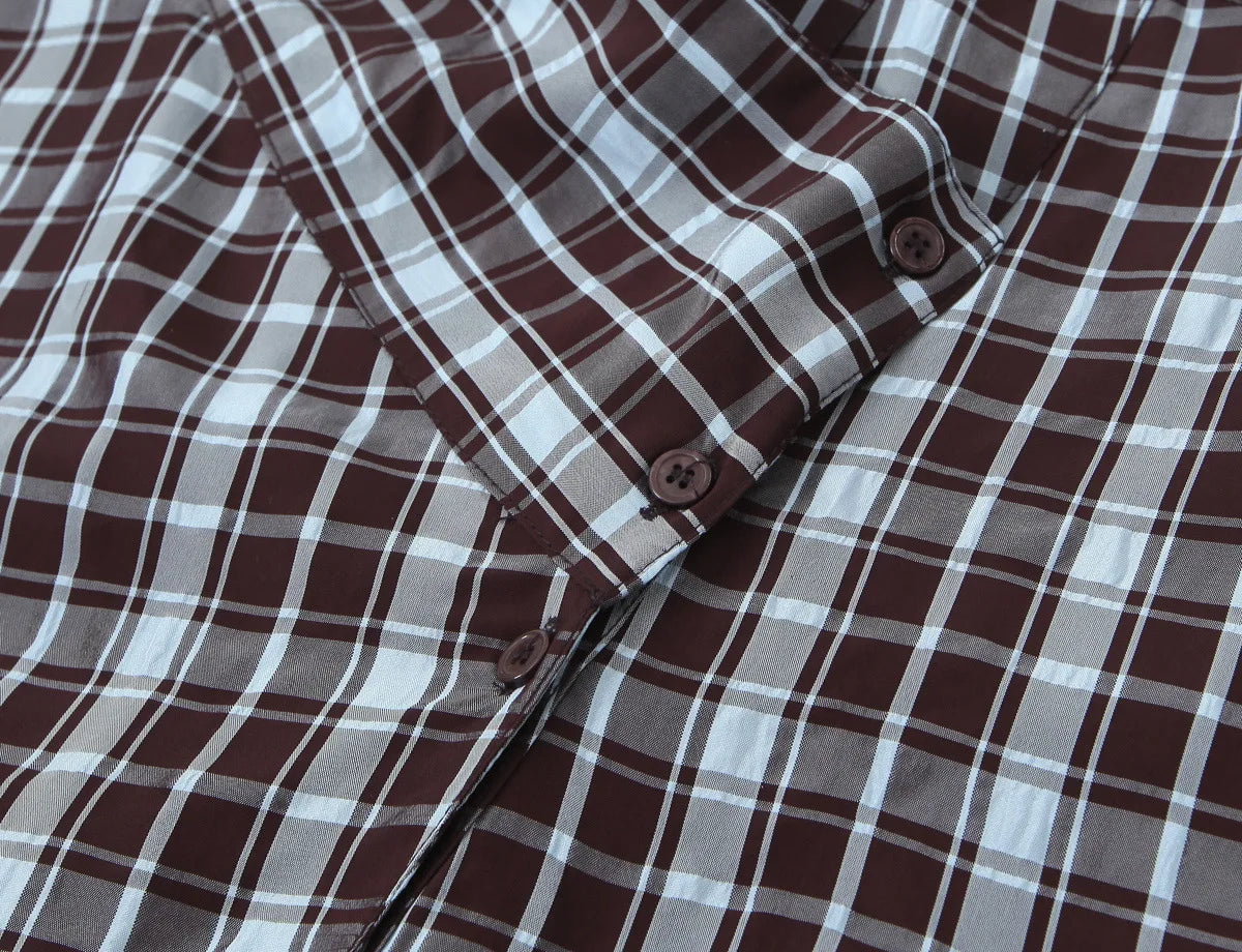 Bluse Kariert Locker - JWANOFFIZIELL