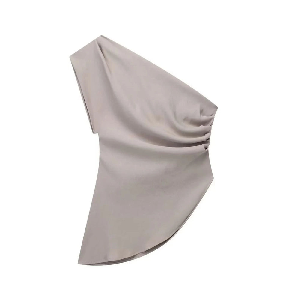Asymmetrisches Off-Shoulder Top