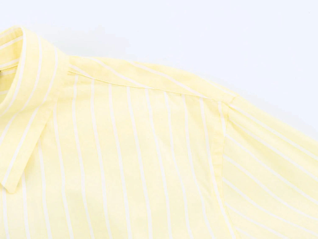 Streifen Bluse Set