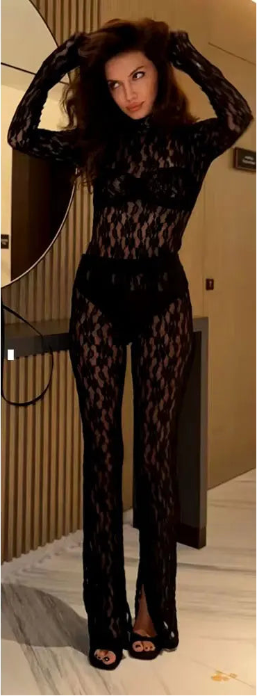 Spitzen-Set Y2K High-Waist - JWANOFFIZIELL