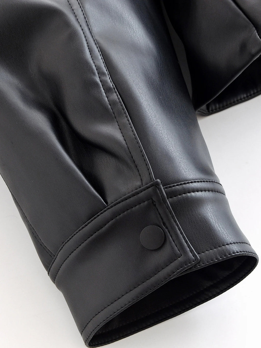 Kunstleder-Trenchcoat Vintage Motorrad - JWANOFFIZIELL
