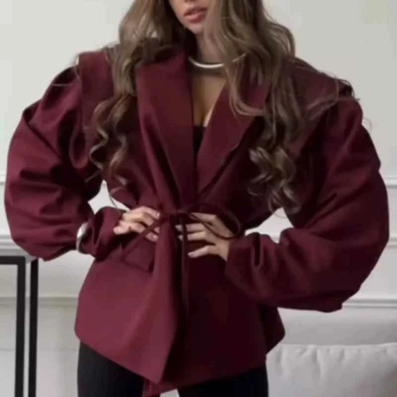 Print Schnür-Blazer