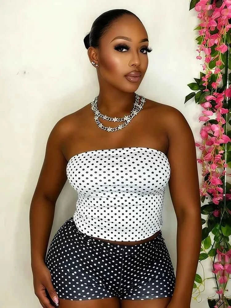 Polka Dot Bandeau Set - JWANOFFIZIELL