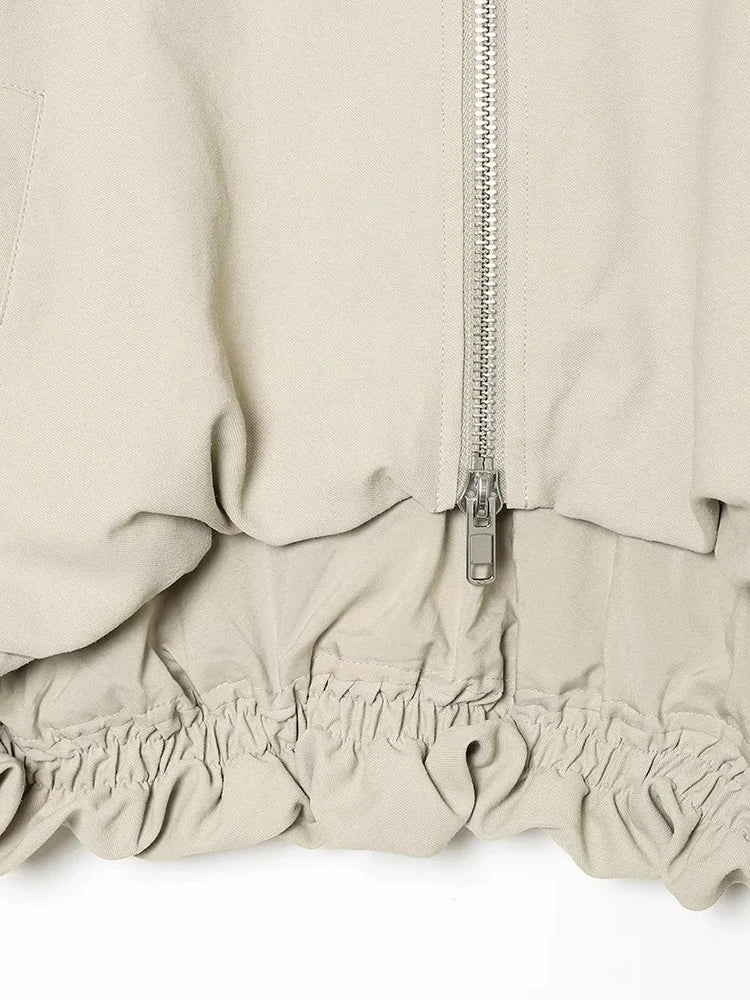 Cropped Windjacke mit Kapuze - JWANOFFIZIELL