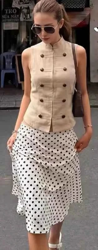 Ärmelloses Knopf-Shirt