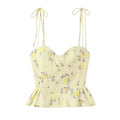 Korsett Cami-Top Blumenprint - JWANOFFIZIELL