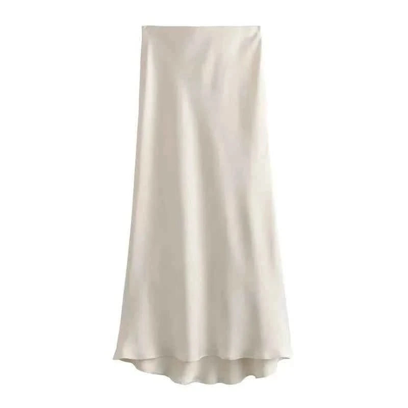 Satin Midi-Rock - JWANOFFIZIELL