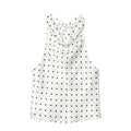 Satin Halter-Top in Weiß - JWANOFFIZIELL