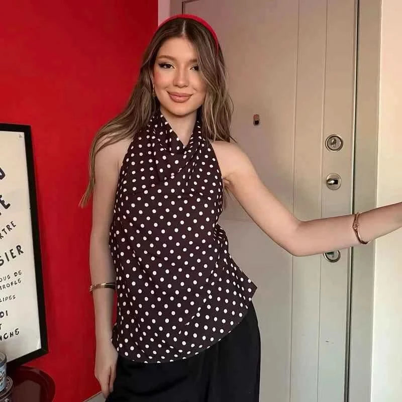 Satin Halter-Top