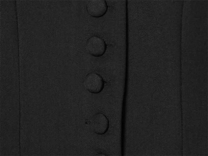 Puffärmel Spitzen-Blazer