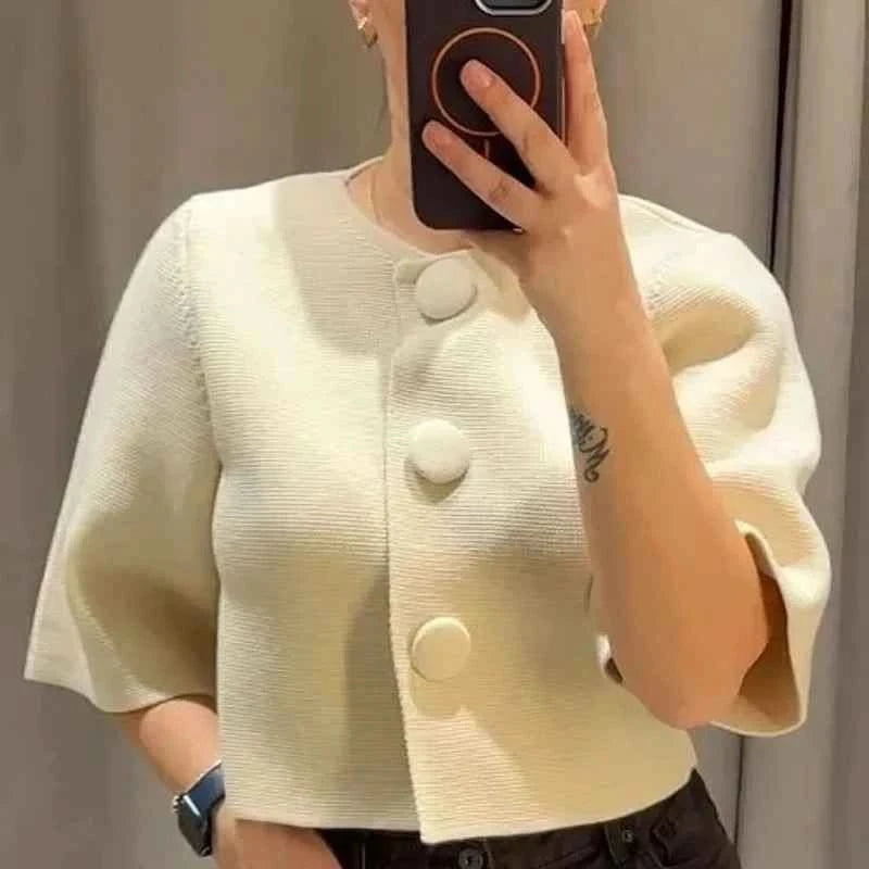 Strick Cardigan Crop - JWANOFFIZIELL