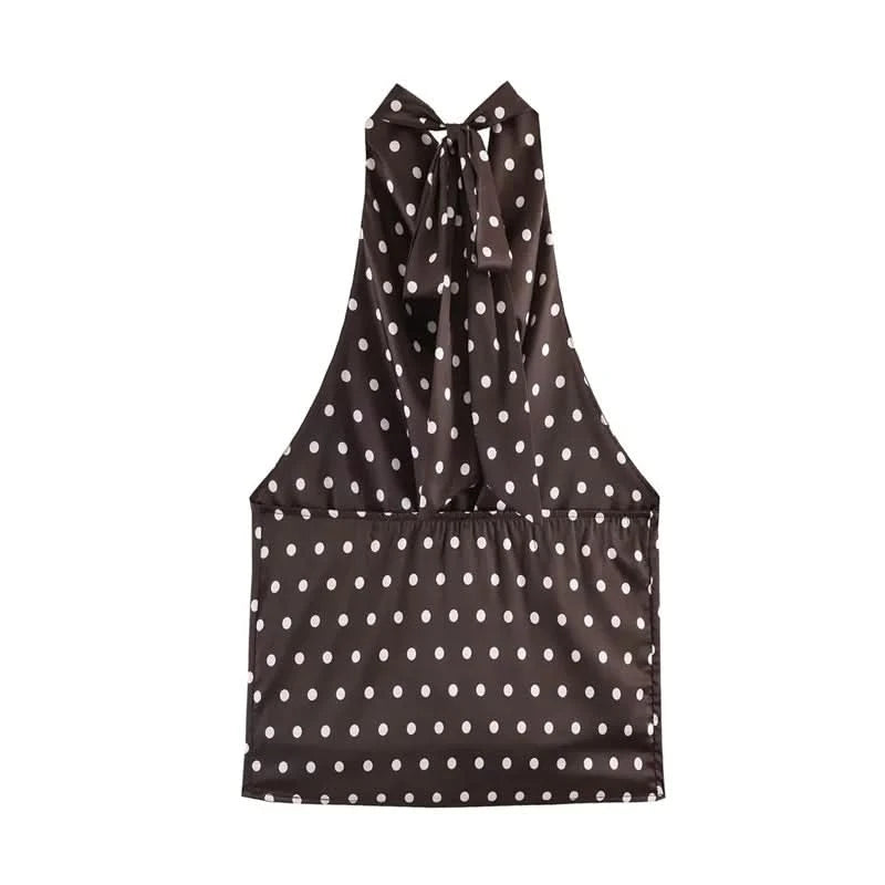 Satin Halter-Top