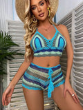 Häkel-Bikini-Set in Himmelblau - JWANOFFIZIELL