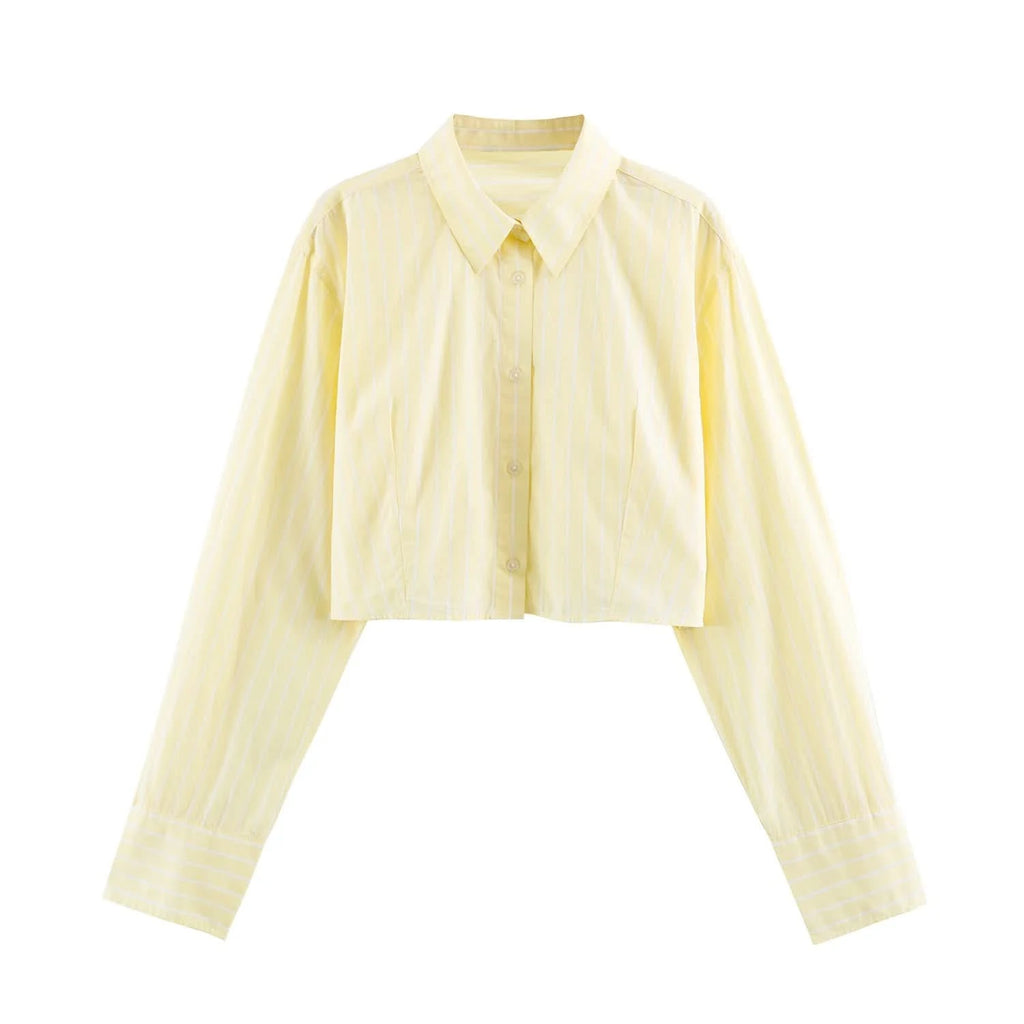 Streifen Bluse Set