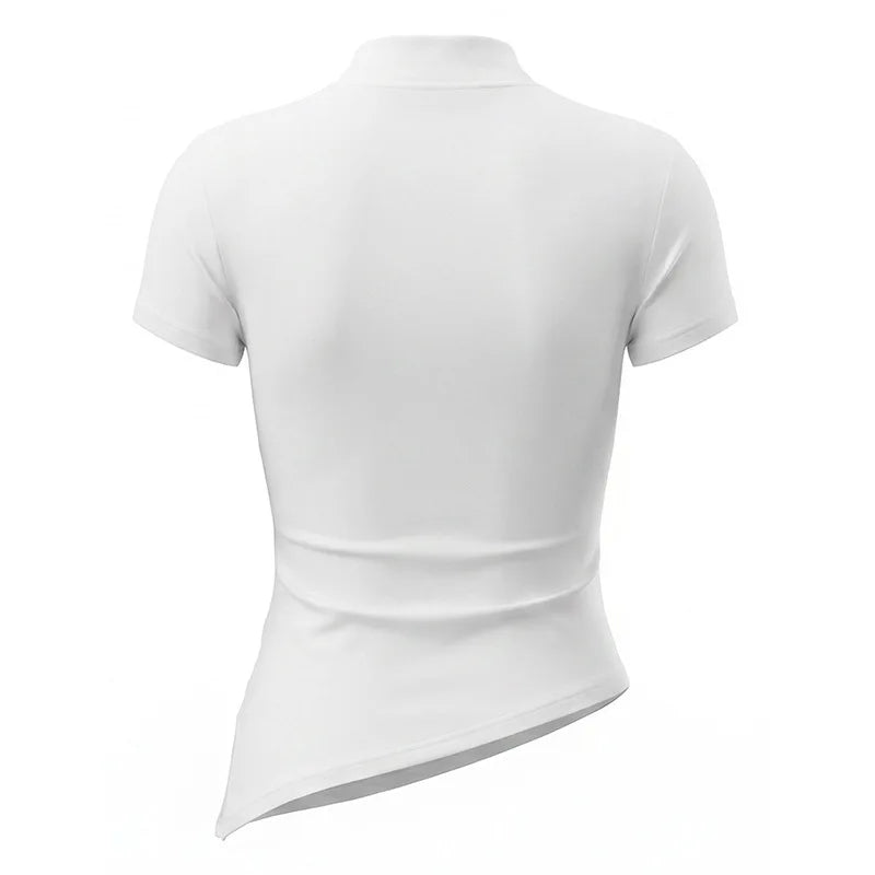 Basic V-Ausschnitt T-Shirt - JWANOFFIZIELL