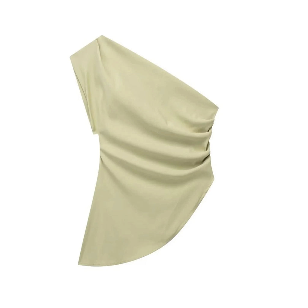 Asymmetrisches Off-Shoulder Top