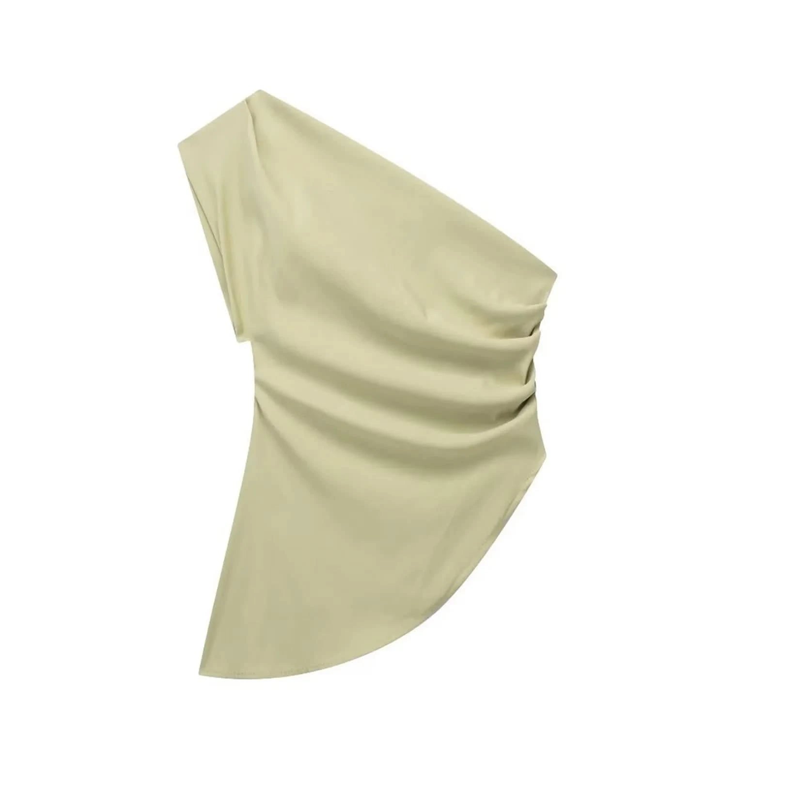 Asymmetrisches Off-Shoulder Top
