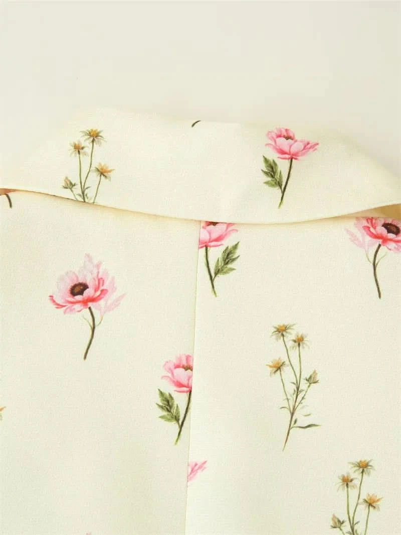 Print Schnür-Blazer