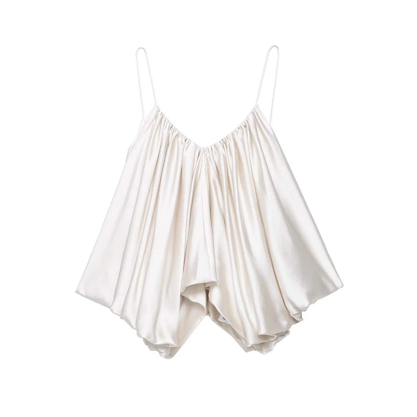 Satin Crop-Top Rückenfrei - JWANOFFIZIELL