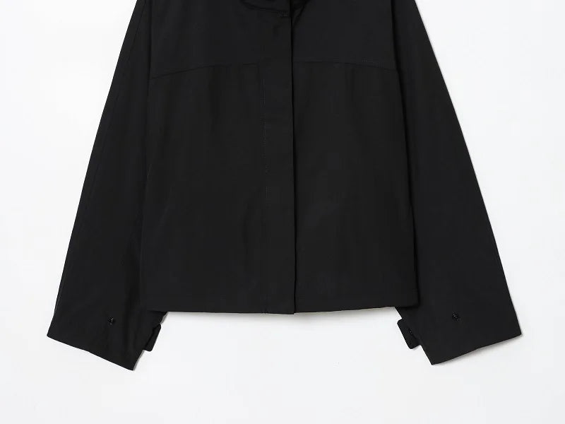 Windjacke Cropped Schwarz - JWANOFFIZIELL