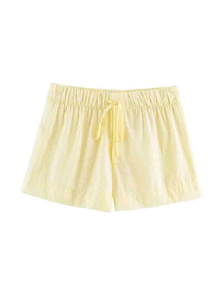 Streifen Bluse Set