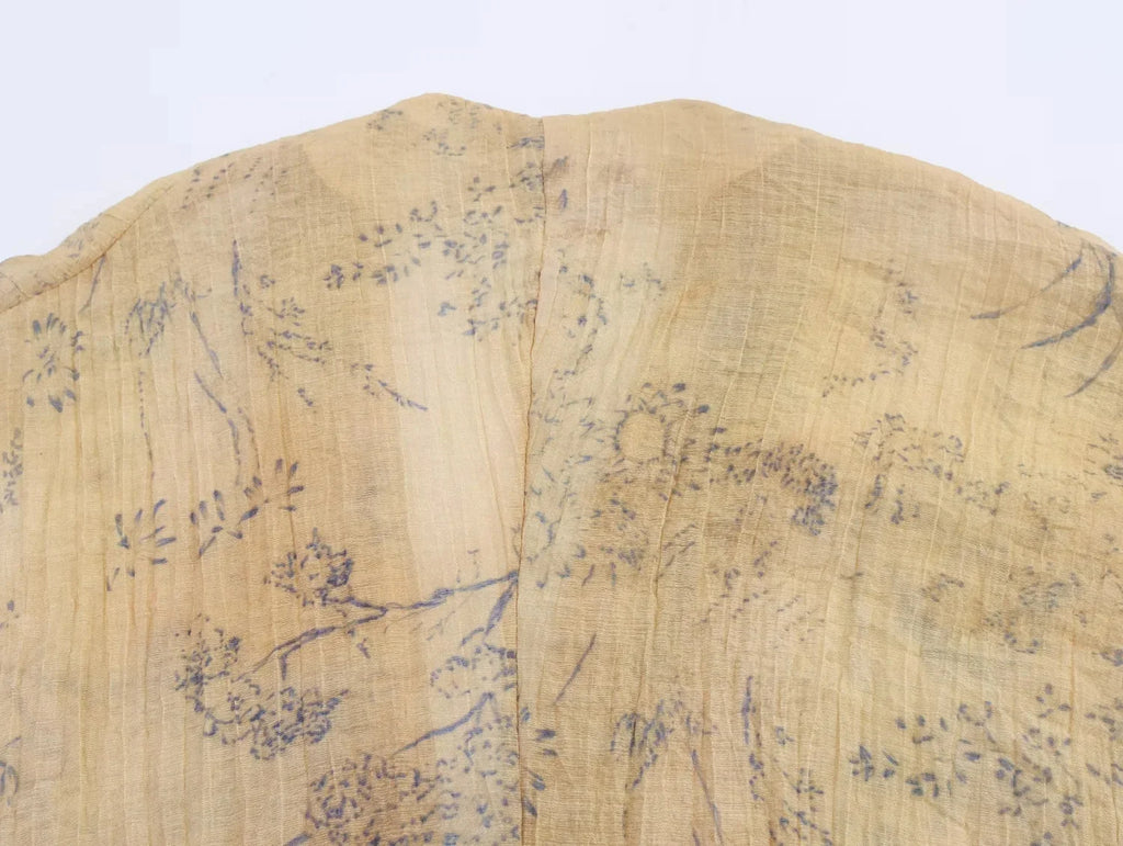 Boho Batik-Bluse mit V-Ausschnitt - JWANOFFIZIELL