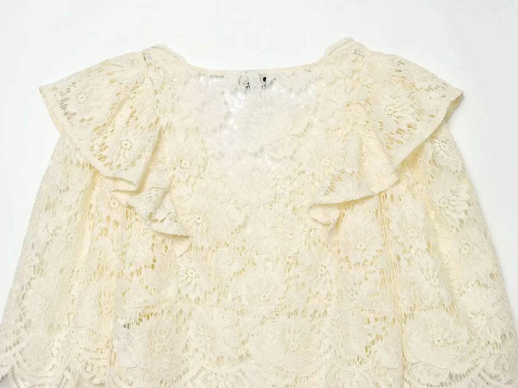 Spitzen Bluse