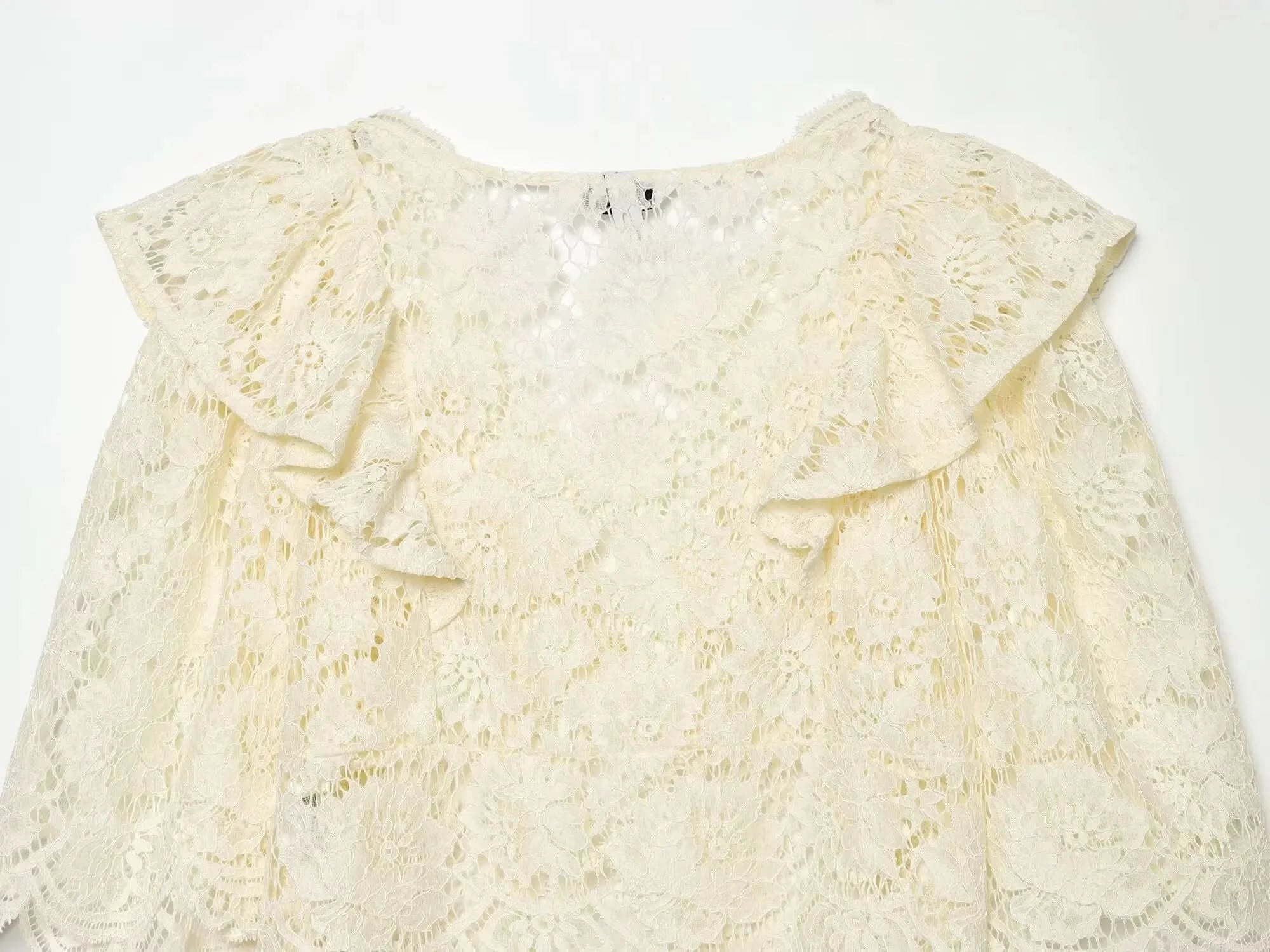 Spitzen Bluse