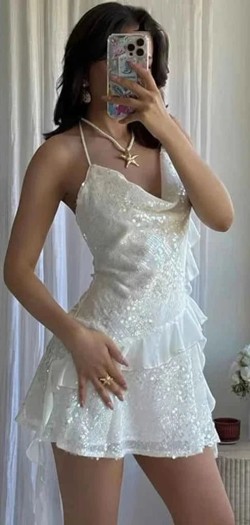 Pailletten Mini Kleid - JWANOFFIZIELL