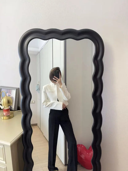 Eleganter Stehkragen Blazer in Weiß – Taillierter Business-Look