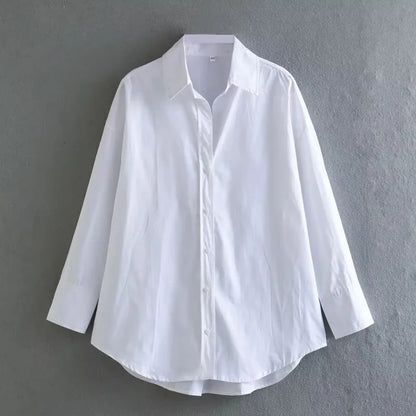 Lässiges Streifenhemd im Loose-Fit – Stylisches Langarm-Popeline-Shirt
