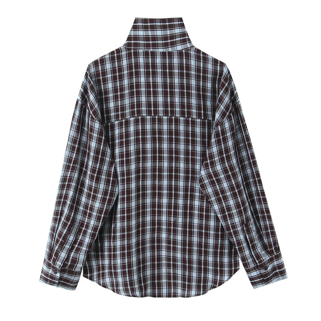 Bluse Kariert Locker - JWANOFFIZIELL