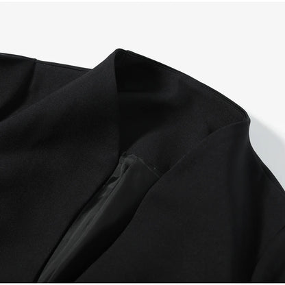Strukturierter Hollow-Out-Blazer Damen – Langarm Tailliert Office Elegant