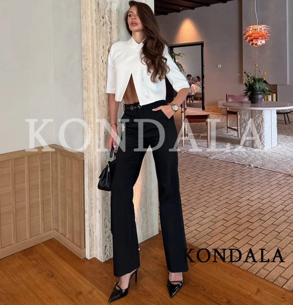 Eleganter Kurzarm-Blazer – Schicker Office-Look für den Sommer