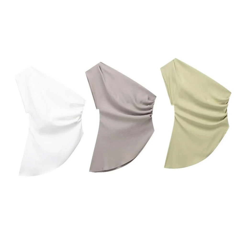 Asymmetrisches Off-Shoulder Top