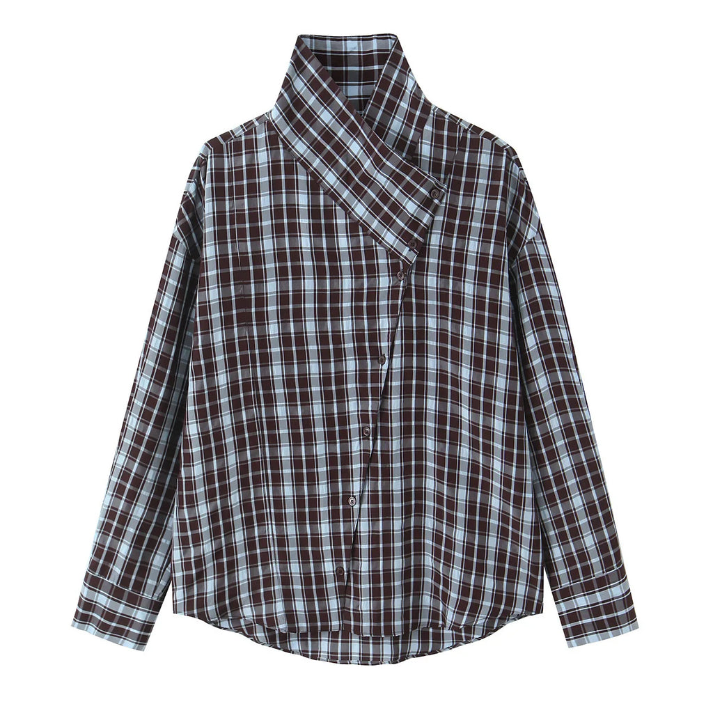 Bluse Kariert Locker - JWANOFFIZIELL