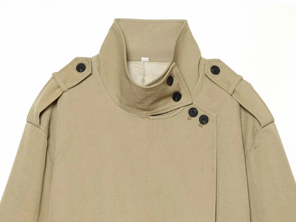 Trenchcoat Kurz mit Gürtel - JWANOFFIZIELL