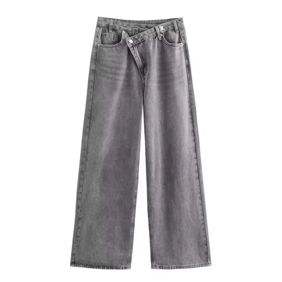 Weite Jeans in Grau - JWANOFFIZIELL