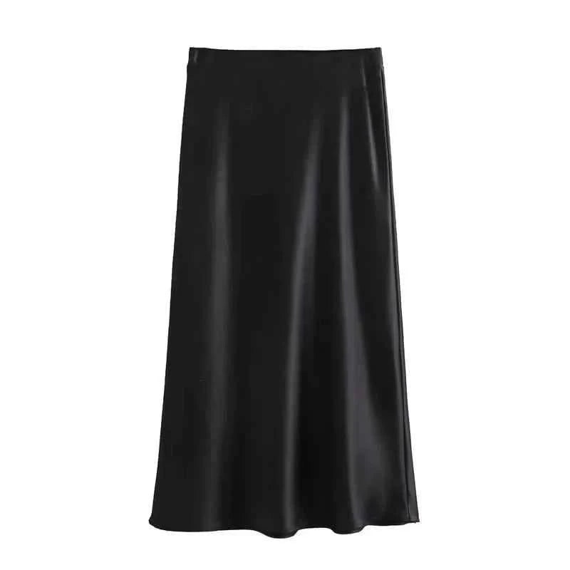 Satin Midi-Rock - JWANOFFIZIELL