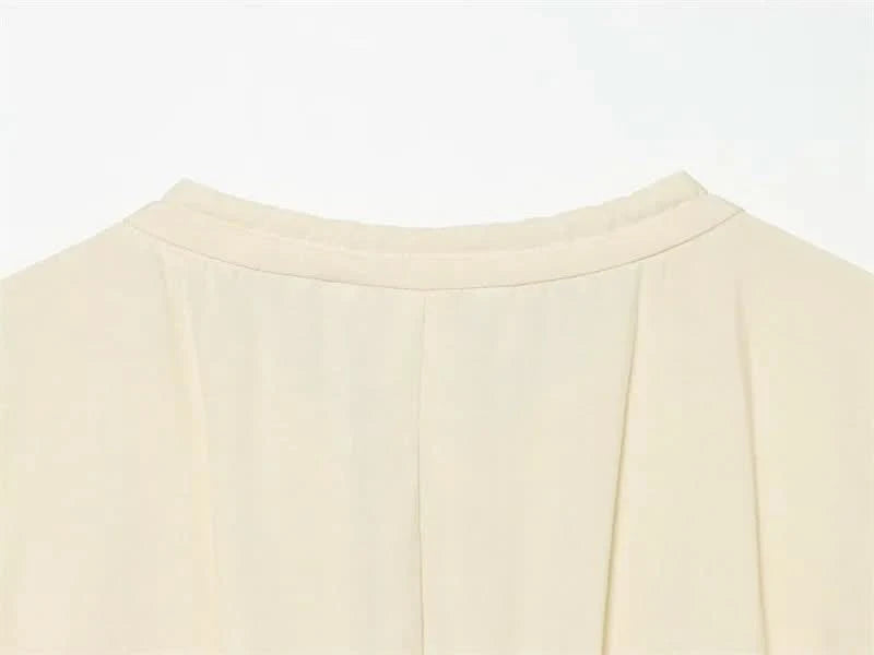 Plissee Maxikleid
