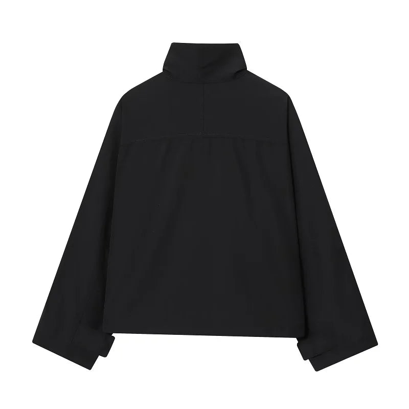 Windjacke Cropped Schwarz - JWANOFFIZIELL