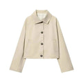 Kurzer Trenchcoat in Beige - JWANOFFIZIELL
